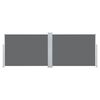 vidaXL Tenda da Sole Laterale Retrattile Antracite 120x1000 cm