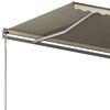 vidaXL Tenda da Sole Automatica Autoportante 300x250 cm Crema