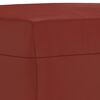 vidaXL Panca Rosso Vino 70x35x41 cm in Similpelle