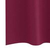 vidaXL Tende Blackout con Anelli 2 pcs Rosso Vino 245 x 140 cm