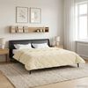 vidaXL Duvet Estivo Crema 200 x 220 cm Microfibra e Fleece Teddy