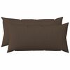 vidaXL Federa 2 pz HEERLEN Tortora 40 x 80 cm Tessuto