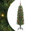 vidaXL Albero di Natale artificiale con 150 LED Verde 150 cm