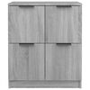 vidaXL Credenze 2 pz Grigio Sonoma 60x30x70 cm in Legno Multistrato