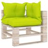 vidaXL Set Divani da Giardino Pallet 7 pz con Cuscini in Legno di Pino