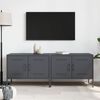 vidaXL Mobili TV 2pz Antracite 68x39x50,5 cm in Acciaio