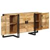 vidaXL Credenza in Legno Massello di Mango 150x40x80 cm