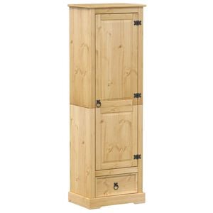 vidaXL Armadio Corona 55x38x170 cm in Legno Massello di Pino