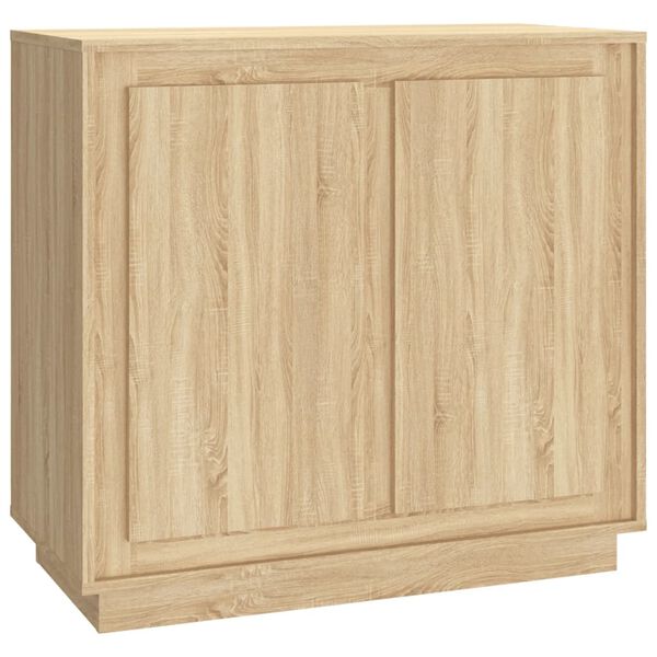 vidaXL Credenza Rovere Sonoma 80x34x75 cm in Legno Multistrato