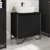 vidaXL Mobile Lavabo Bagno Nero 60x35x60 cm in Truciolato