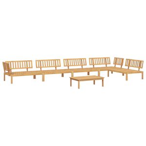 vidaXL Set Divano Pallet da Giardino 6 pz in Legno Massello di Acacia