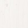 vidaXL Giroletto Bianco 120x190 cm Small Double in Legno Massello