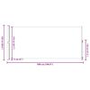 vidaXL Tenda Laterale Retrattile per Patio 220x500 cm Nera