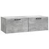 vidaXL Mobile Porta TV da Muro Grigio Cemento 98 x 41 x 30 cm