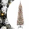 vidaXL Albero di Natale artificiale Bianco 180 cm