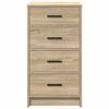 vidaXL Credenza rovere sonoma 40 x 41 x 75 cm Legno multistrato