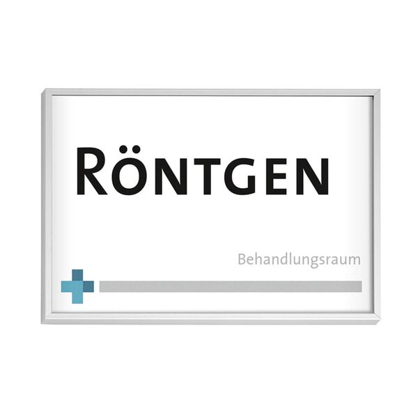 MOEDEL Targhetta per Porta Madrid A6 Argento