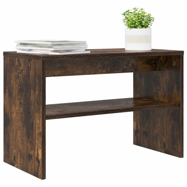 vidaXL Mobile TV Rovere fum&eacute; 60 x 30 x 40 cm Legno multistrato