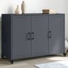 vidaXL Credenza Antracite 100,5x39x72 cm in Acciaio