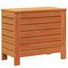 vidaXL Poggiapiedi Giardino Marrone Cera 62x31,5x52 cm Massello Pino