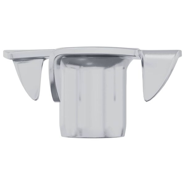 vidaXL T-nut con punte 12 pcs Argento M6 mm Acciaio