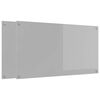 vidaXL Schienale da cucina 2 pz Grigio chiaro 110 x 60 cm