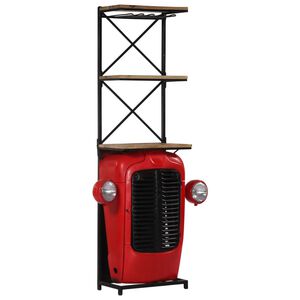 vidaXL Cantinetta per Vini a Trattore 49x31x172 cm Massello di Mango