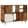 vidaXL Credenza in Legno Massello di Acacia 118x35x70 cm