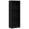 vidaXL Libreria Rovere Nero 40x24x109 cm in Truciolato