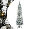 vidaXL Albero di Natale artificiale con 300 LED Bianco 210 cm