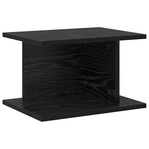 vidaXL Comodino Rovere Nero 40 x 30 x 25 cm Legno ingegnerizzato