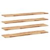 vidaXL Mensole da Parete 4 pz 120x30x2 cm Legno Acacia Rifinito a Olio