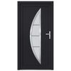 vidaXL Porta Ingresso Antracite 108x208 cm in PVC