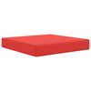 vidaXL Cuscino per divano da esterno Rosso 60 x 60 x 8 cm Poliestere