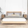 vidaXL Comodini 2 pz Neri 40x30x55,5 cm Legno Multistrato e Ferro