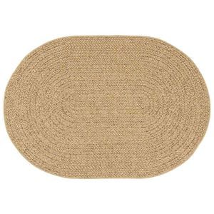 vidaXL Tappeto ZIZUR Marrone 170 x 120 cm Polipropilene