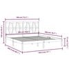 vidaXL Giroletto in Legno Massello 180x200 cm Super King