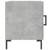 vidaXL Comodini 2 pz Grigio Cemento 40x40x50 cm in Legno Multistrato