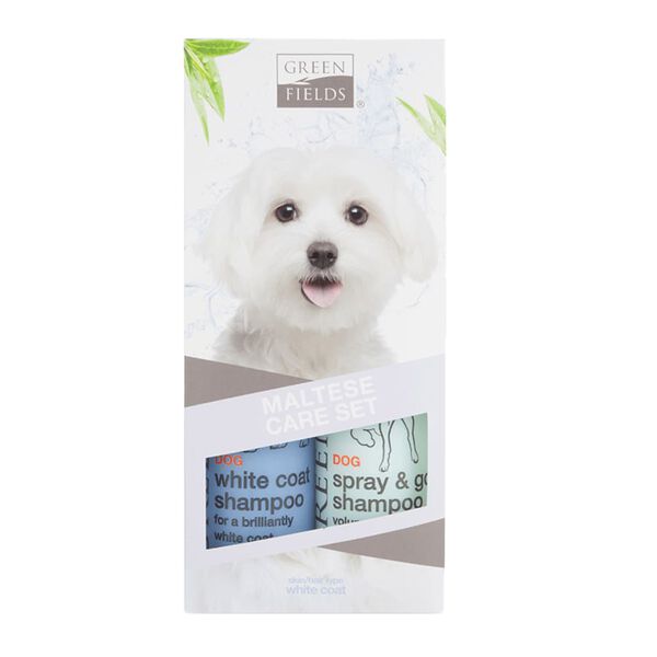 Greenfields Set Shampoo e Spray per Cani Maltesi 2x250 ml