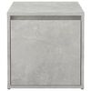 vidaXL Cassetto Contenitore Grigio Cemento 40,5x40x40 cm in Legno
