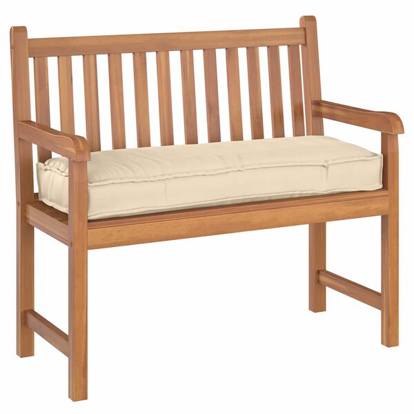 vidaXL Cuscino Beige 110 x 40 x 8 cm Tessuto Oxford