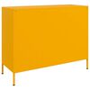 vidaXL Credenza Giallo Senape 100,5x39x79 cm in Acciaio