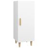 vidaXL Credenza Bianca 34,5x34x90 cm in Legno Multistrato