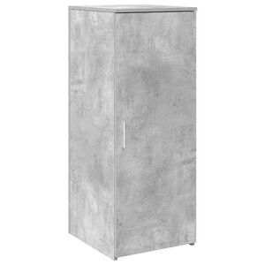 vidaXL Mobile Portaoggetti Grigio Cemento 40x45x103,5 cm in Truciolato