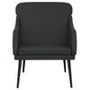 vidaXL Poltrona Nera 63x76x80 cm Similpelle