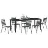 vidaXL Set da Pranzo per Giardino 7 pcs Antracite