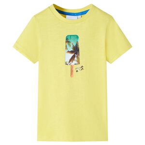 Maglietta da Bambina Gialla 116