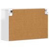 vidaXL Armadio pensile Bianco Lucido 60 x 20 x 40 cm Legno multistrato