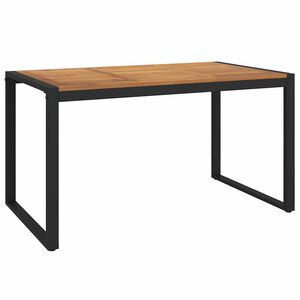 vidaXL Tavolo Giardino con Gambe a U 200x90x75cm Legno Massello Acacia