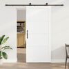 vidaXL Porta scorrevole ORKDAL Bianco 93 x 211 cm Pino massello